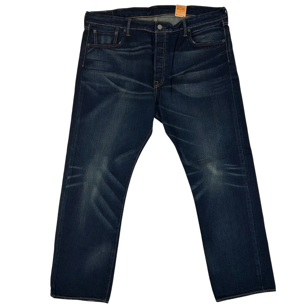 Levis 501 Original Fit Jeans Dark Wash Indigo 100% Cotton 40x30 005011883